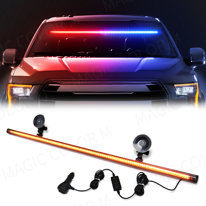 Sos Light Strobe - 96 LED 3030 Beads Voorruit Auto