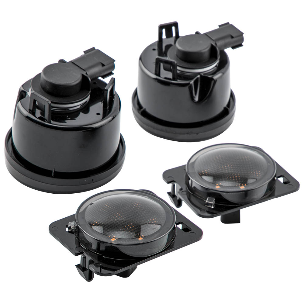 Signal Flare Kit - LED Spatbordverbreders Richtingaanwijzer Kit voor Jeep