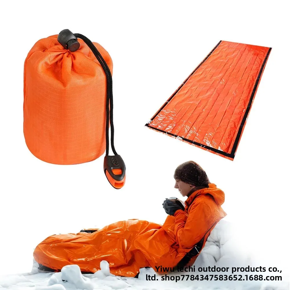 Bivy Bag Emergency - Noodslaapzak Thermische Overlevingsbivak Waterdicht Lichtgewicht Hypothermiepreventie
