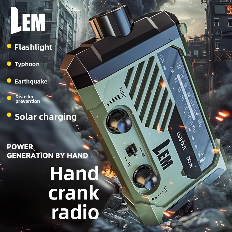 Overlevingsradio - Noodhandcra - Solar Emergency Charger recensie en prijs