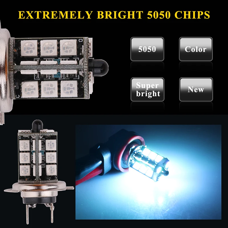 2 stuks 881 LED RGB 5050 Chip  - Sos Light Strobe recensie en prijs