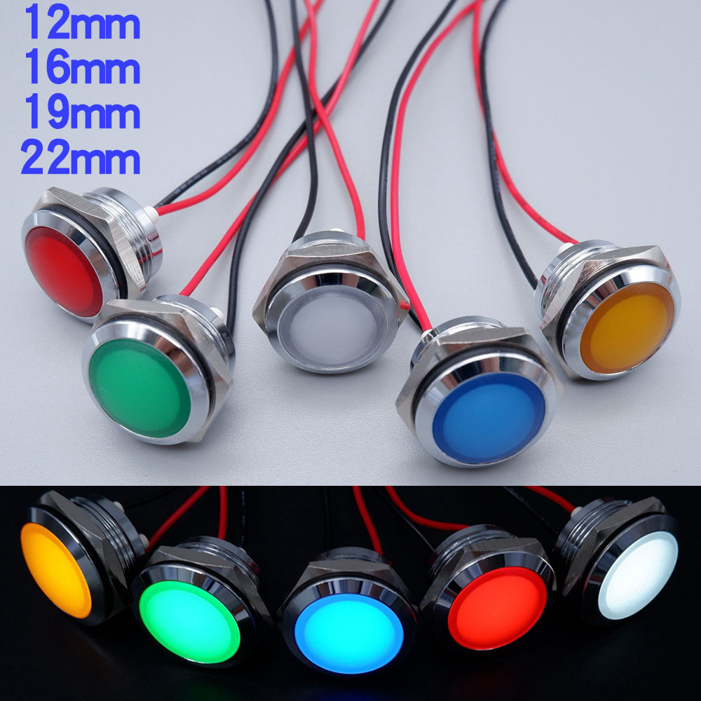 Metalen Led Indicatielampje 12 - Signal Panel Orange recensie en prijs