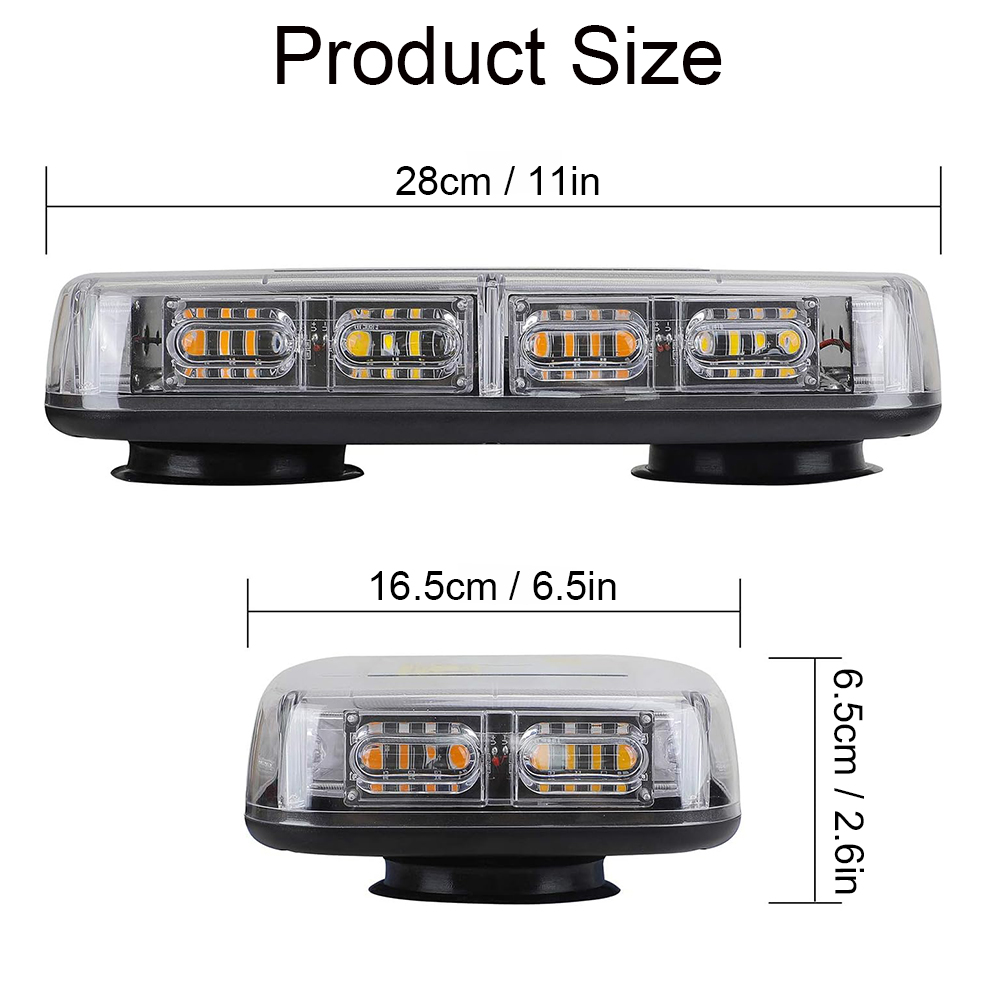 48 LED Amber Auto Dak Strobe V - Sos Light Strobe recensie en prijs