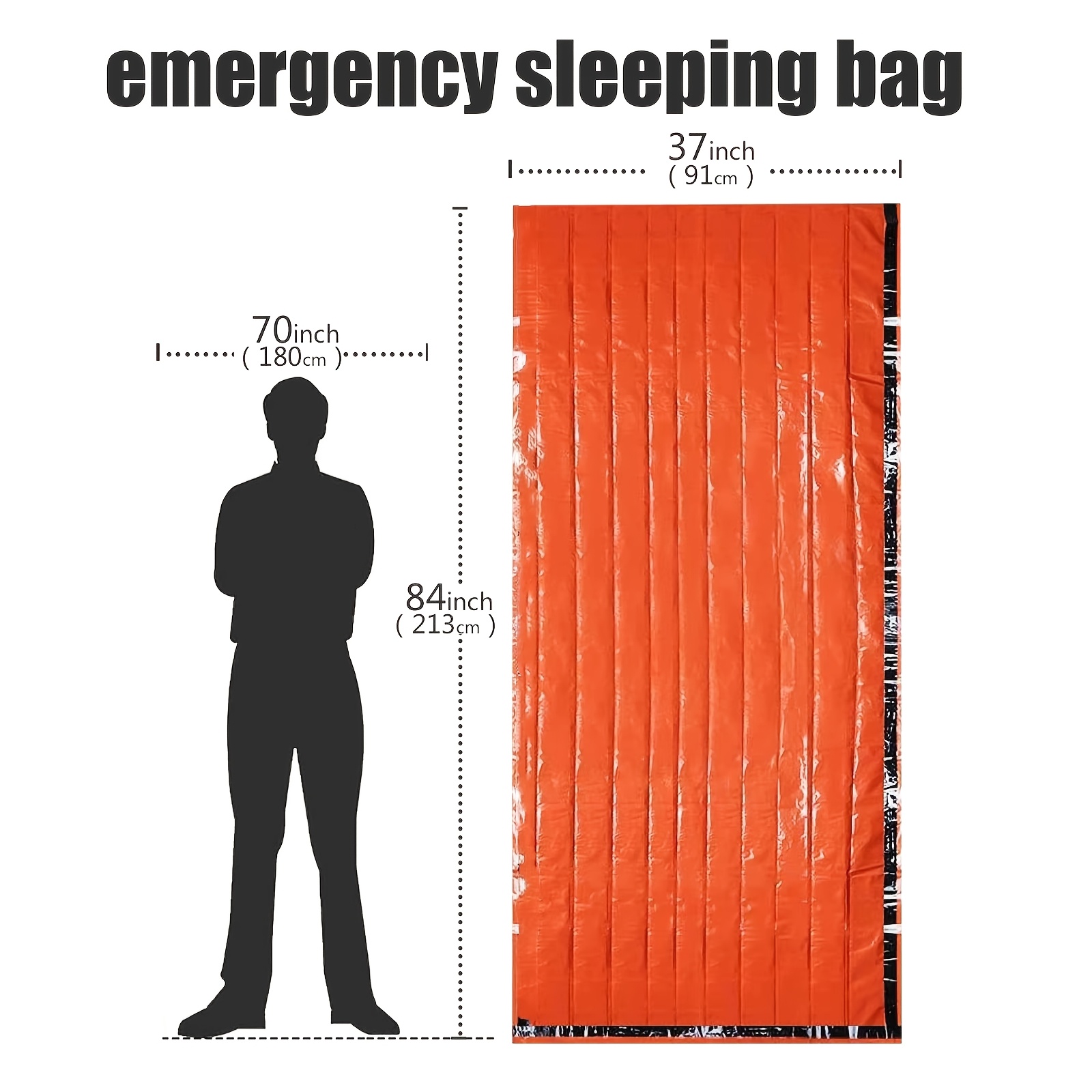 Compacte noodtent & bivvy bag  - Emergency Mylar Tent recensie en prijs